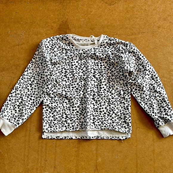 Girls pink & black Nessica Simpson high low sweat shirt Sz 7/8 - Picture 4 of 12